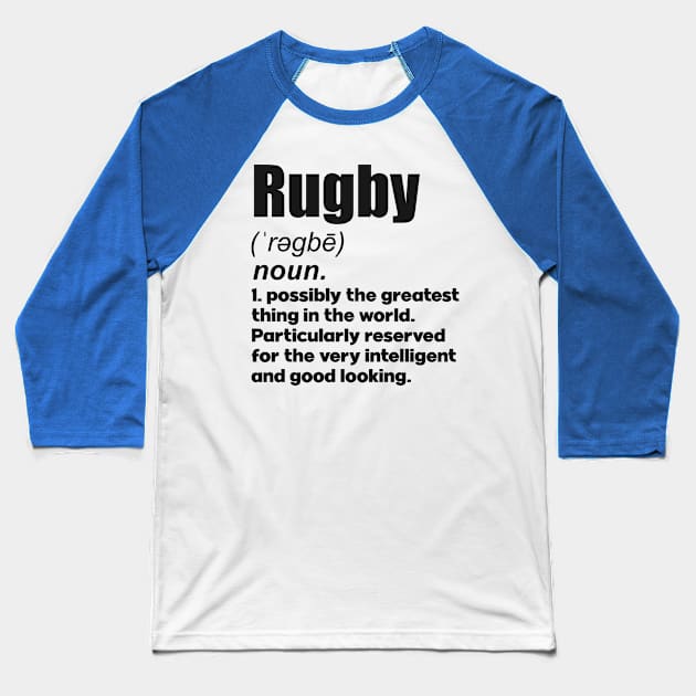 Rugby coach girl player gift. Perfect present for mother dad friend him or her Baseball T-Shirt by SerenityByAlex